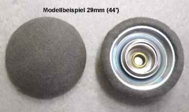 Polsterknöpfe zum Schrauben Polsterwebstoff 503